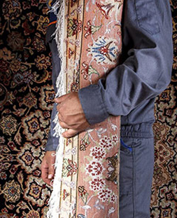 قالی لول در قالیشویی منیریه